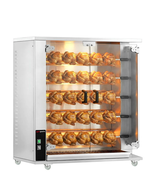 GGM Gastro Lò Quay Gà Gas - 23.5kW - 5 Xiên - Đến 25 Con Gà