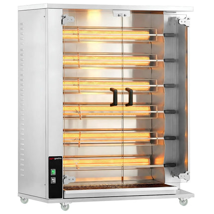 GGM Gastro Lò Quay Gà Gas - 28.2kW - 6 Xiên - Đến 30 Con Gà