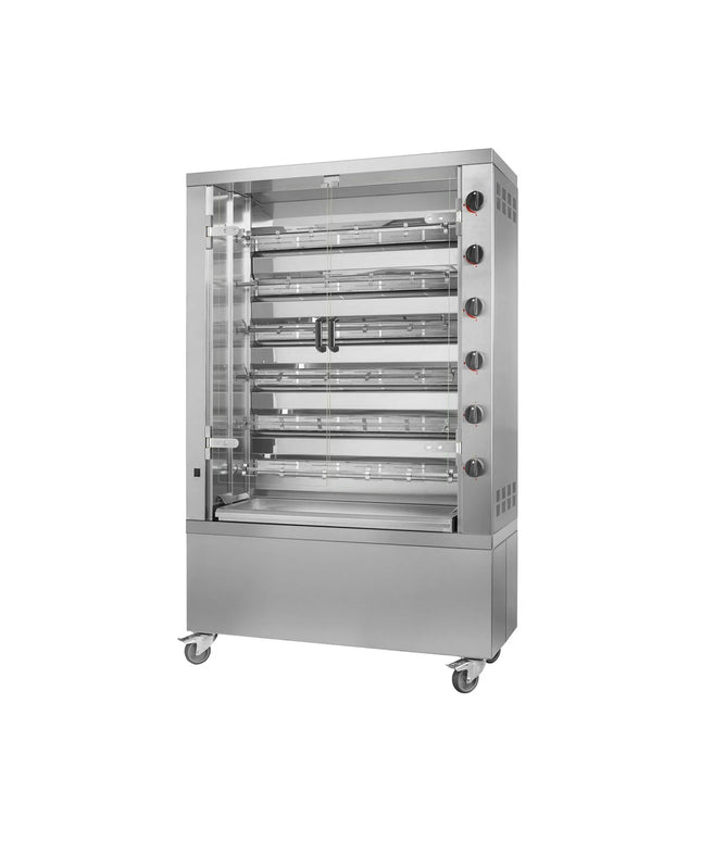 GGM Gastro Lò Quay Gà Gas - 35.3kW - 6 Xiên - Đến 36 Con Gà