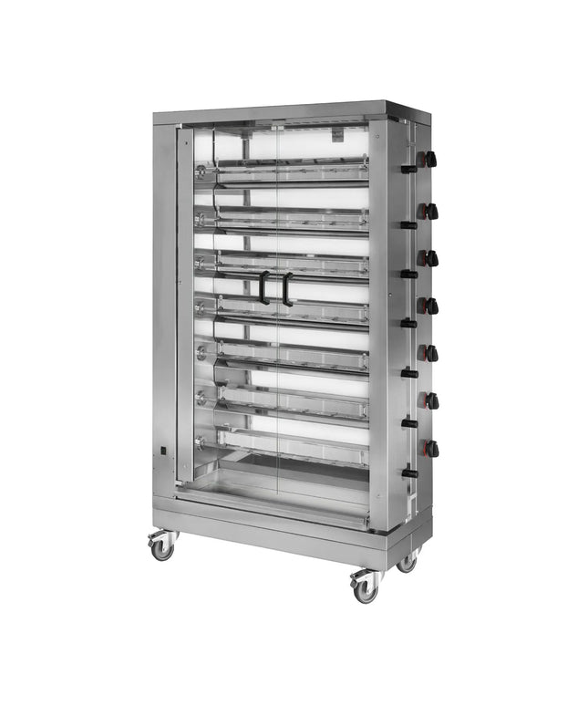 GGM Gastro Lò Quay Gà Gas - 42kW - 7 Xiên - Đến 42 Con Gà