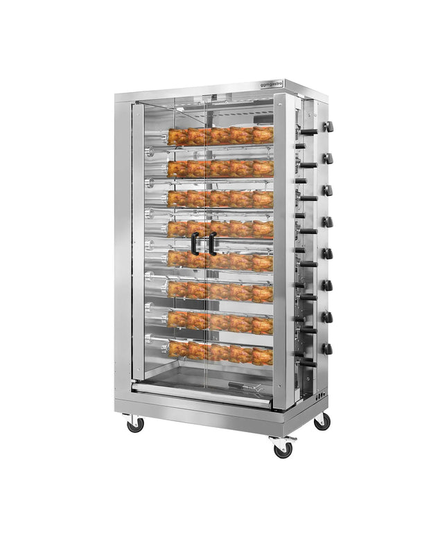 GGM Gastro Lò Quay Gà Gas - 47.2kW - 15 Xiên - Đến 90 Con Gà