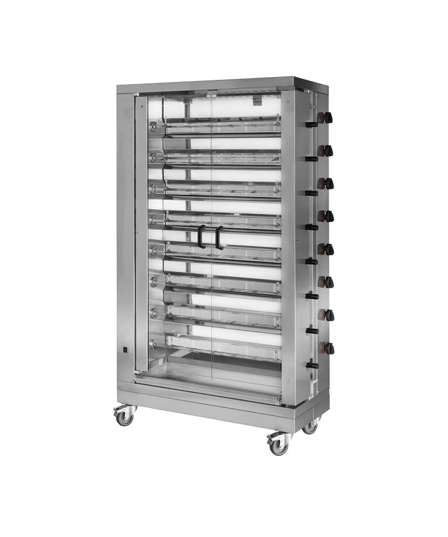 GGM Gastro Lò Quay Gà Gas - 47.2kW - 8 Xiên - Đến 48 Con Gà
