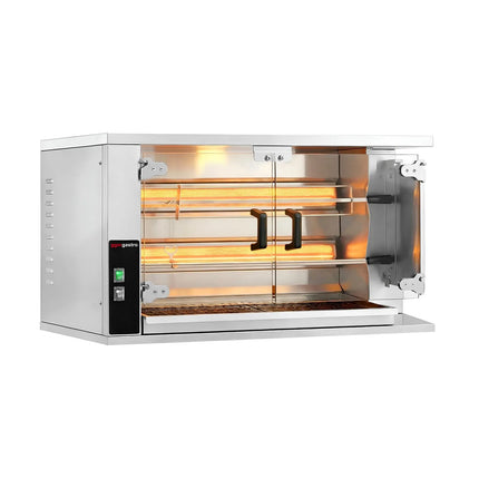 GGM Gastro Lò Quay Gà Gas - 9.4kW - 2 Xiên - Đến 10 Con Gà