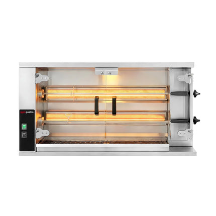 GGM Gastro Lò Quay Gà Gas - 9.4kW - 2 Xiên - Đến 10 Con Gà