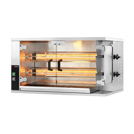 GGM Gastro Lò Quay Gà Gas - 9.4kW - 2 Xiên - Đến 10 Con Gà