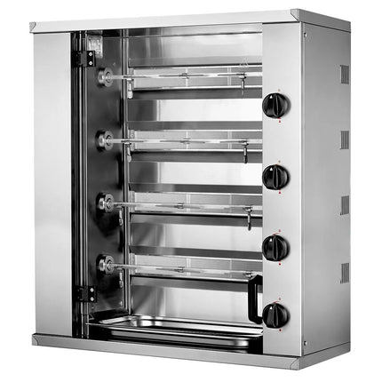 GGM Gastro Lò Quay Gà Gas Mini - 12.8kW - 4 Xiên - Đến 12 Con Gà