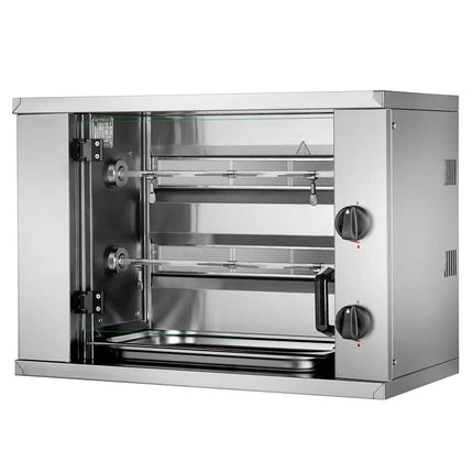 GGM Gastro Lò Quay Gà Gas Mini - 4.4kW - 2 Xiên - Đến 6 Con Gà