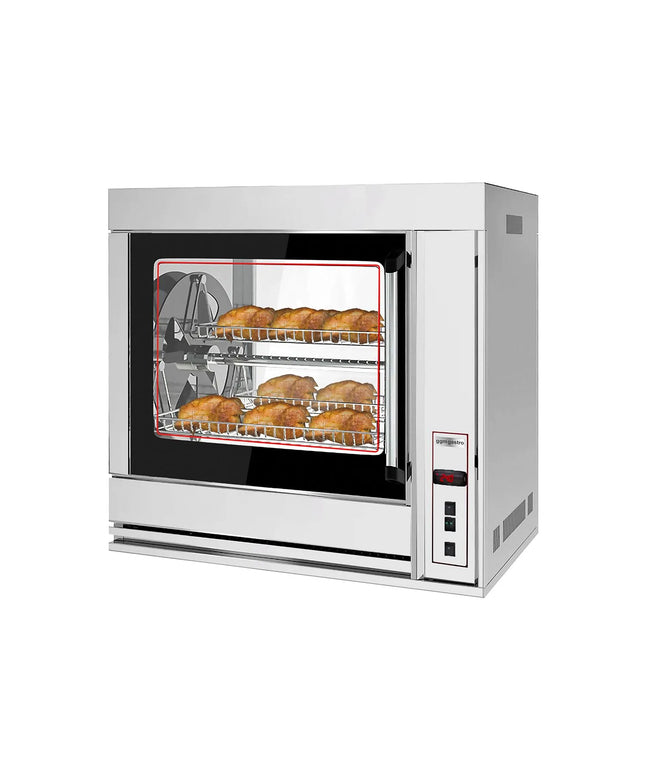 GGM Gastro Lò Quay Gà Giỏ Điện - 10kW - 7 Giỏ Xoay - Đến 42 Con Gà