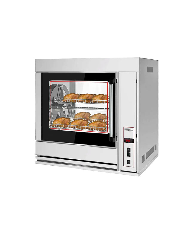 GGM Gastro Lò Quay Gà Giỏ Điện - 6.9kW - 4 Giỏ Xoay - Đến 20 Con Gà