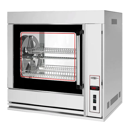 GGM Gastro Lò Quay Gà Giỏ Điện - 6.9kW - 4 Giỏ Xoay - Đến 20 Con Gà