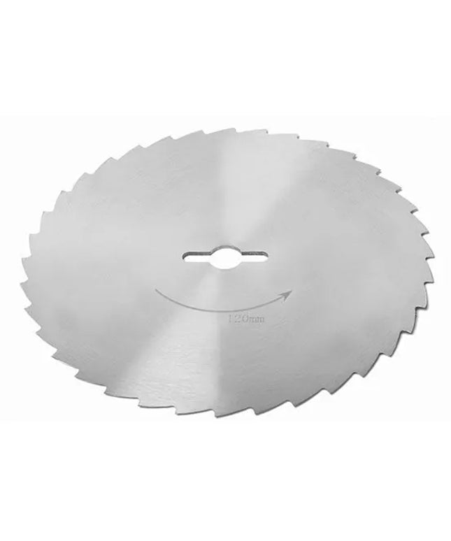 GGM Gastro Lưỡi Máy Thái Kebab Điện (Ø120mm) - Răng Cưa - Thép Không Gỉ - Cho Máy Thái Doner Kebab