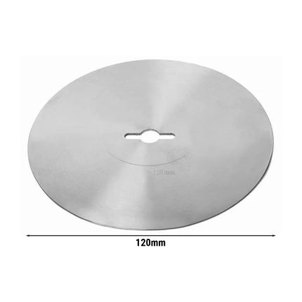 GGM Gastro Lưỡi Máy Thái Kebab Điện (Ø120mm) - Trơn - Thép Không Gỉ - Điều Chỉnh 0-8mm - Cho Máy Thái Doner Kebab