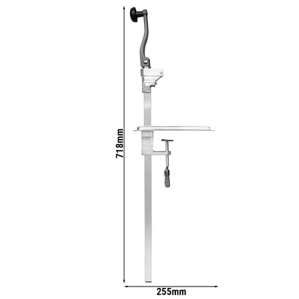 GGM Gastro Manual Bench Can Opener - Shaft Length: 480mm - Stainless Steel - Max Can Height: 40cm