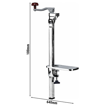 GGM Gastro Manual Bench Can Opener - Shaft Length: 640mm - Stainless Steel