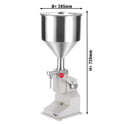 GGM Gastro Manual Liquid & Paste Filling Machine - for liquids & pastes - 5-50ml