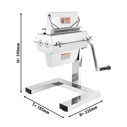 GGM Gastro Manual Meat Tenderiser Machine - stainless steel - Max. cutting width 175mm - 330x185mm