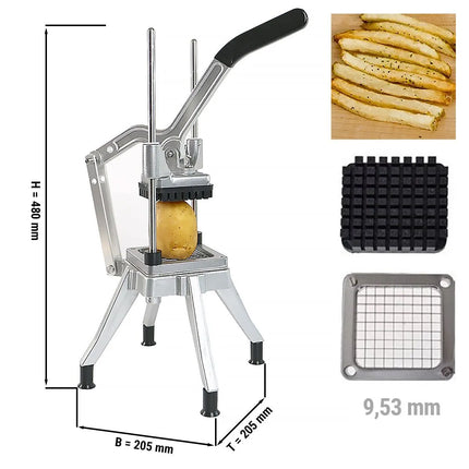 GGM Gastro Manual Potato Chipper & Veg Cutter - Stainless Steel