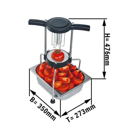 GGM Gastro Manual Tomato Slicer - Number of Segments: 6 - Stainless Steel