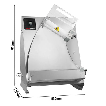 GGM Gastro Máy Cán Bột Pizza - Cho Bột Pizza 260-400mm - 370W - Độ Dày Bột 1-4mm