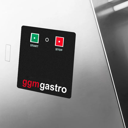 GGM Gastro Máy Cán Bột Pizza - Cho Bột Pizza 260-400mm - 375W - Độ Dày Bột 0.5-5.5mm