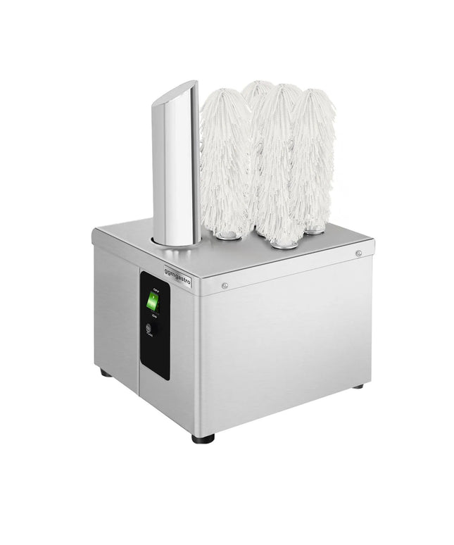 GGM Gastro Máy Đánh Bóng Ly - 1.49kW - Kèm Quạt Khí Nóng & 5 Chổi Xoay