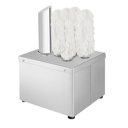 GGM Gastro Máy Đánh Bóng Ly - 1.49kW - Kèm Quạt Khí Nóng & 5 Chổi Xoay