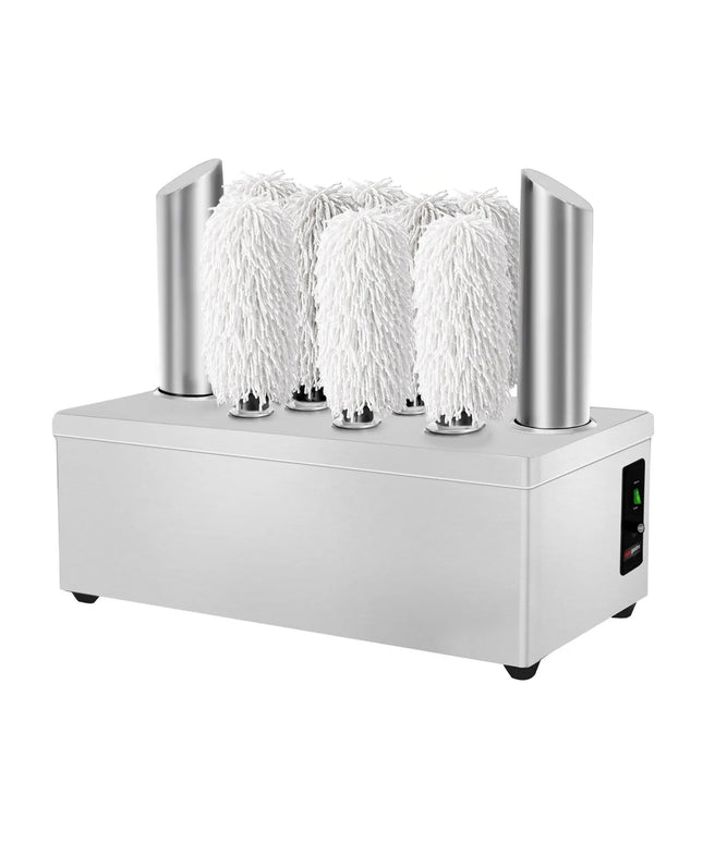 GGM Gastro Máy Đánh Bóng Ly - 2.62kW - Kèm Quạt Khí Nóng & 8 Chổi Xoay