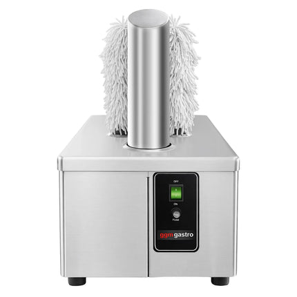 GGM Gastro Máy Đánh Bóng Ly - 2.62kW - Kèm Quạt Khí Nóng & 8 Chổi Xoay