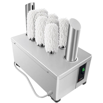 GGM Gastro Máy Đánh Bóng Ly - 2.62kW - Kèm Quạt Khí Nóng & 8 Chổi Xoay