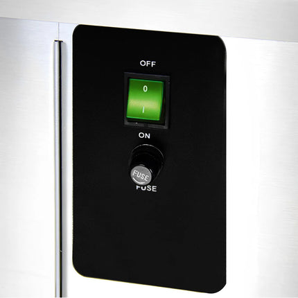 GGM Gastro Máy Đánh Bóng Ly - 2.62kW - Kèm Quạt Khí Nóng & 8 Chổi Xoay