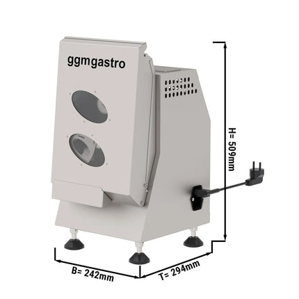 GGM Gastro Máy Mài Dao (Ø70-200mm) - Tự Động - Thép Không Gỉ - 242x294x509mm - Cho Robot Doner Kebab Gas