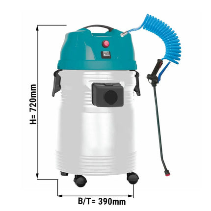 GGM Gastro Máy Phun Khử Trùng Công Nghiệp - 34L - 900W - Xe Đẩy - Nhựa Cứng - 390x390x720mm - Tầm Phun: 10m