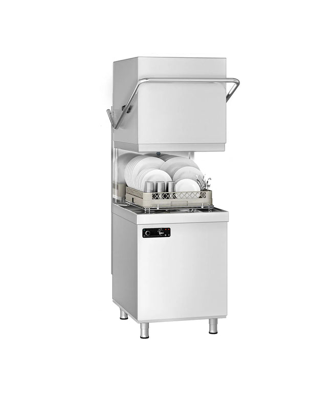 GGM Gastro Máy Rửa Chén Băng Chuyền - Điều Khiển Cơ - 6.52kW - Kèm Bơm Định Lượng Hóa Chất & Trợ Xả