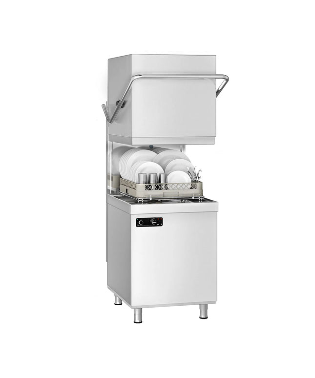 GGM Gastro Máy Rửa Chén Băng Chuyền - Điều Khiển Cơ - 6.52kW - Kèm Bơm Định Lượng Hóa Chất & Trợ Xả