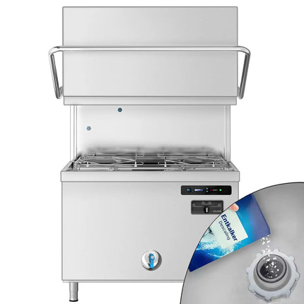 GGM Gastro Máy Rửa Chén Băng Chuyền Hai Lớp Vỏ - Điều Khiển Số - 22.2kW - Kèm Bộ Làm Mềm Nước Tích Hợp - Bơm Định Lượng Hóa Chất & Trợ Xả, Bơm Xả