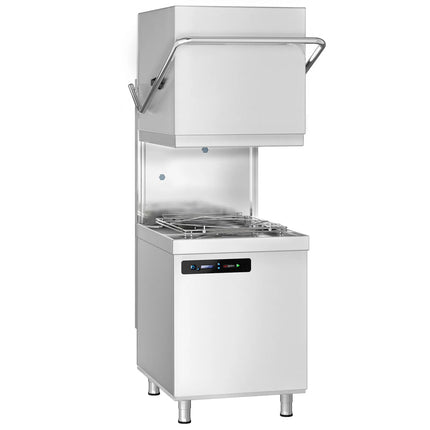 GGM Gastro Máy Rửa Chén Băng Chuyền Hai Lớp Vỏ - Điều Khiển Số - 7.1kW - Kèm Bơm Định Lượng Hóa Chất & Trợ Xả