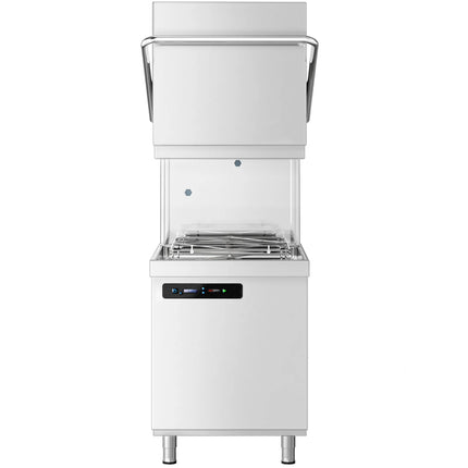 GGM Gastro Máy Rửa Chén Băng Chuyền Hai Lớp Vỏ - Điều Khiển Số - 7.1kW - Kèm Bơm Định Lượng Hóa Chất & Trợ Xả