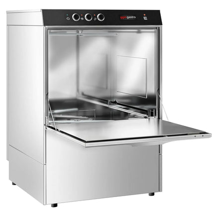 GGM Gastro Máy Rửa Chén Gầm Bàn - Giỏ 500mm - Điều Khiển Cơ - 4.9kW - Kèm Bơm Định Lượng Hóa Chất & Trợ Xả