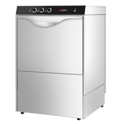 GGM Gastro Máy Rửa Chén Gầm Bàn - Giỏ 500mm - Điều Khiển Cơ - 4.9kW - Kèm Bơm Định Lượng Hóa Chất & Trợ Xả