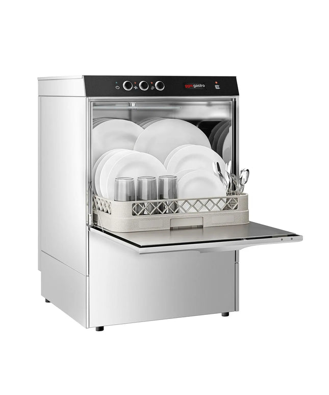 GGM Gastro Máy Rửa Chén Gầm Bàn - Giỏ 500mm - Điều Khiển Cơ - 4.9kW - Kèm Bơm Xả, Trợ Xả & Hóa Chất