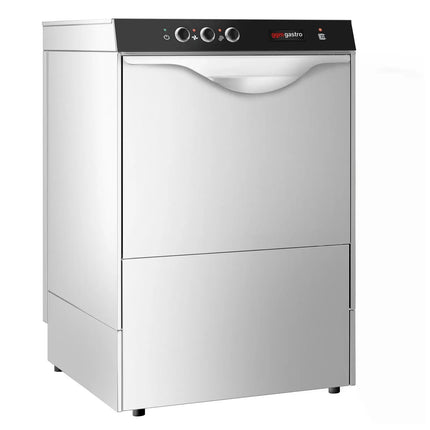 GGM Gastro Máy Rửa Chén Gầm Bàn - Giỏ 500mm - Điều Khiển Cơ - 4.9kW - Kèm Bơm Xả, Trợ Xả & Hóa Chất