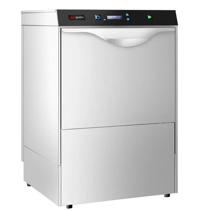 GGM Gastro Máy Rửa Chén Gầm Bàn Hai Lớp Vỏ - Giỏ 500mm - Điều Khiển Cơ - 3.9kW - Kèm Bơm Định Lượng Hóa Chất & Trợ Xả