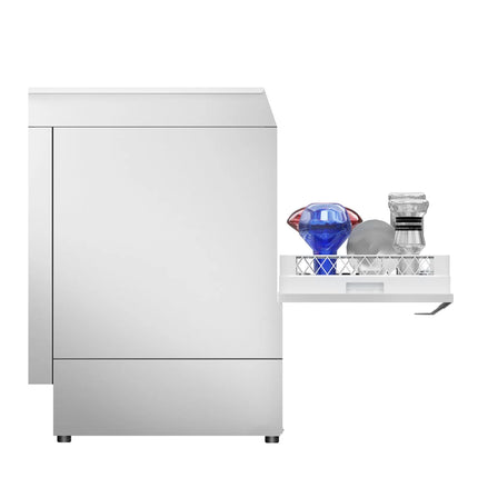 GGM Gastro Máy Rửa Chén Gầm Bàn Hai Lớp Vỏ - Giỏ 500mm - Điều Khiển Số - 4.9kW - Kèm Bơm Xả, Trợ Xả & Hóa Chất