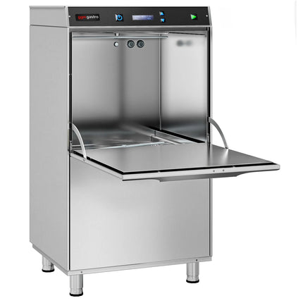 GGM Gastro Máy Rửa Chén Hai Lớp Vỏ - Điều Khiển Số - 6.75kW - Kèm Bơm Xả, Trợ Xả & Hóa Chất