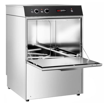 GGM Gastro Máy Rửa Ly Compact - Điều Khiển Cơ - 2.97kW - Kèm Bơm Hóa Chất Tẩy Rửa & Trợ Xả
