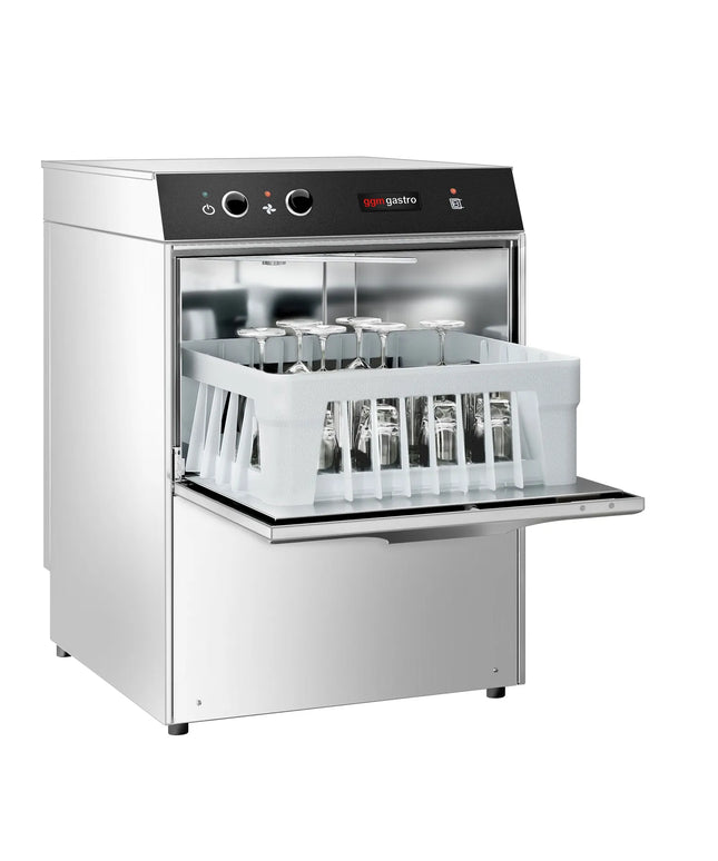 GGM Gastro Máy Rửa Ly Compact Hai Lớp Vỏ - Điều Khiển Cơ - 2.77kW - Kèm Bơm Trợ Xả