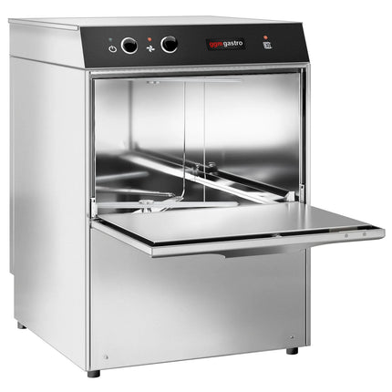 GGM Gastro Máy Rửa Ly Compact Hai Lớp Vỏ - Điều Khiển Cơ - 2.77kW - Kèm Bơm Xả, Bơm Trợ Xả