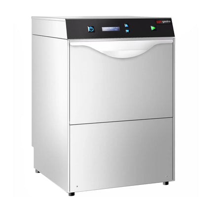 GGM Gastro Máy Rửa Ly Compact Hai Lớp Vỏ - Điều Khiển Cơ - 2.97kW - Kèm Bơm Xả, Bơm Hóa Chất & Trợ Xả