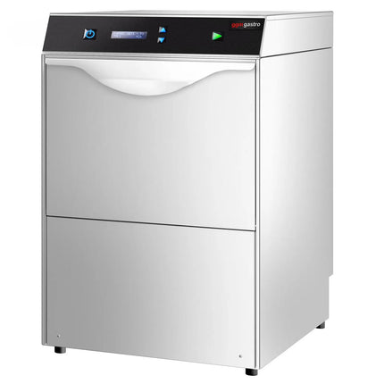 GGM Gastro Máy Rửa Ly Compact Hai Lớp Vỏ - Điều Khiển Cơ - 2.97kW - Kèm Bơm Xả, Bơm Hóa Chất & Trợ Xả