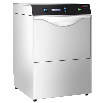 GGM Gastro Máy Rửa Ly Compact Hai Lớp Vỏ - Điều Khiển Số - 2.97kW - Kèm Bộ Làm Mềm Nước Tích Hợp - Bơm Hóa Chất & Trợ Xả